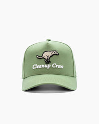 Cleanup Crew | 5-Panel Hat | Sage Green