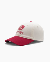 More Walking, Less Talking | Dad Hat | Cream & Red