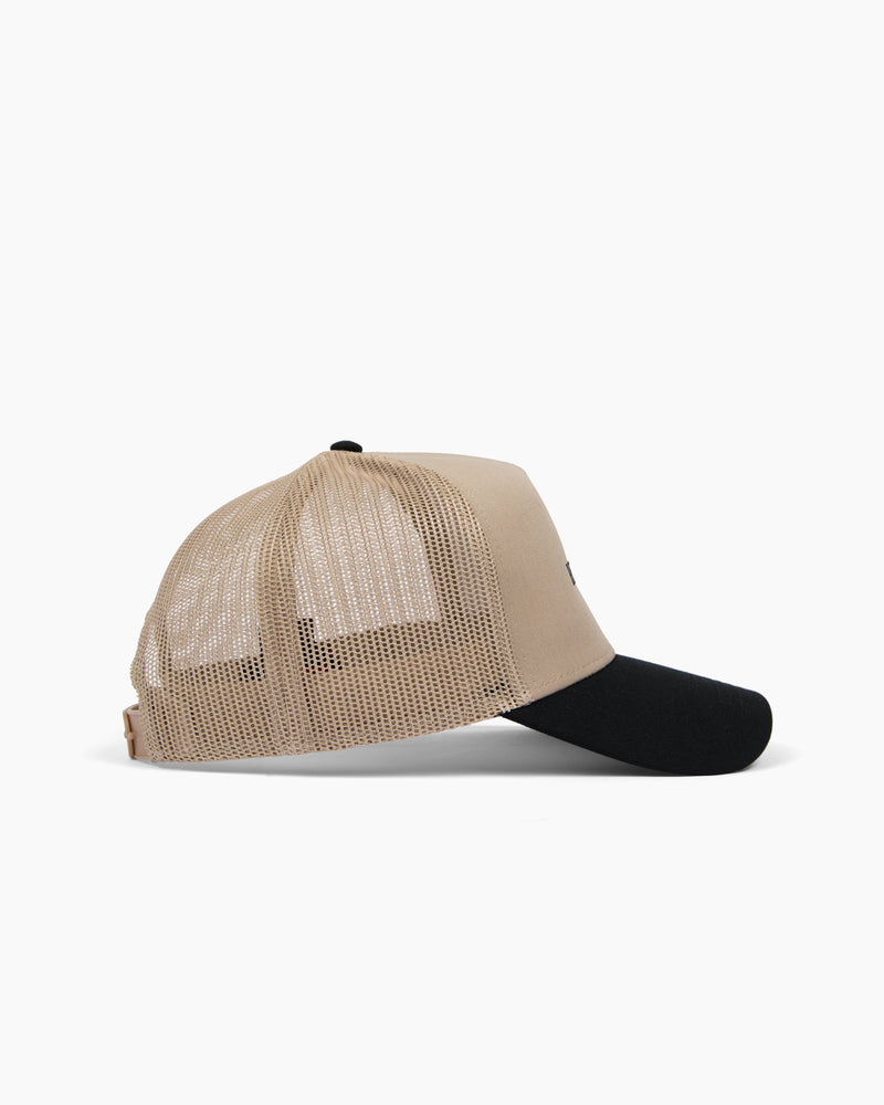 I like dogs. | Trucker Hat | Tan & Black