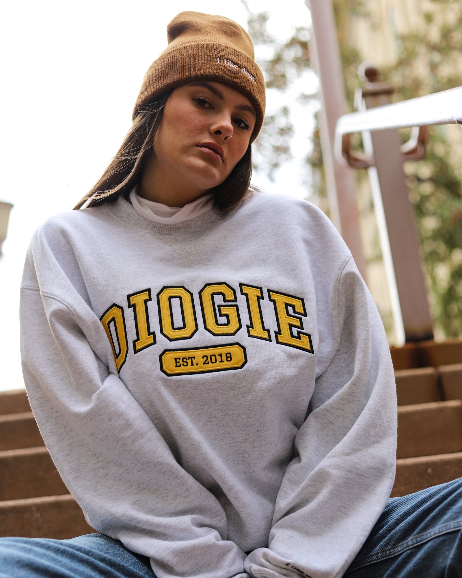 Vintage varsity sweatshirt sale